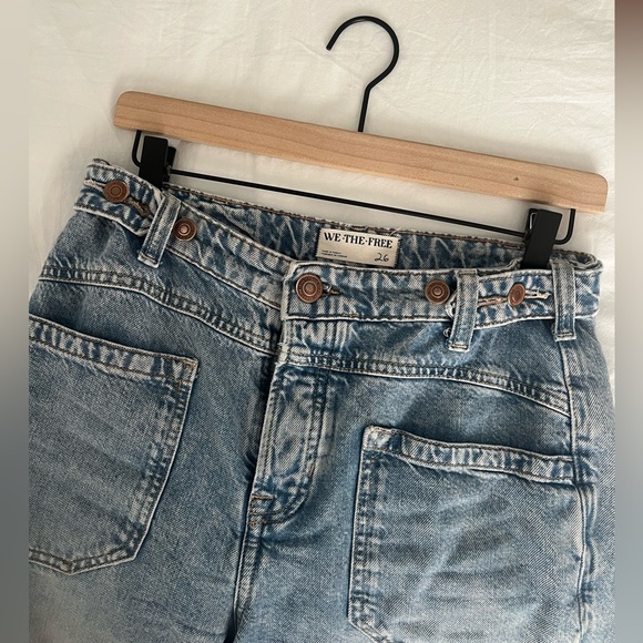 Free People We The Free Palmer Cuffed Jeans - Picture 8 of 8